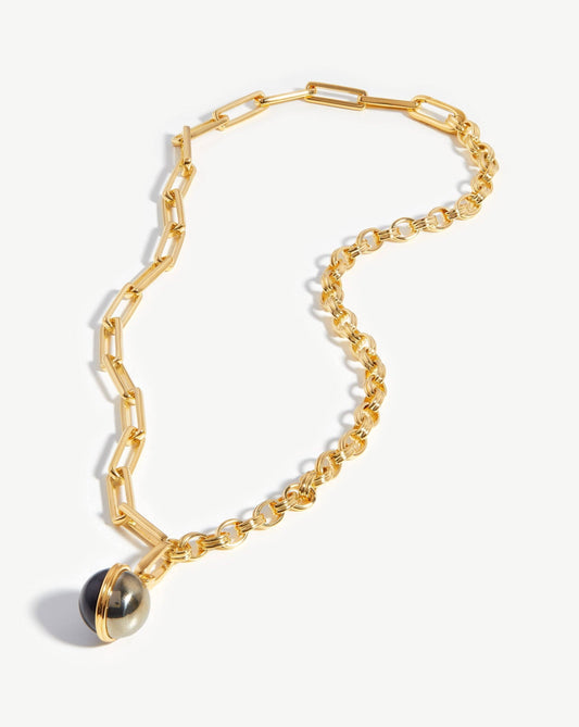Deconstructed Axiom Sphere Chain Necklace