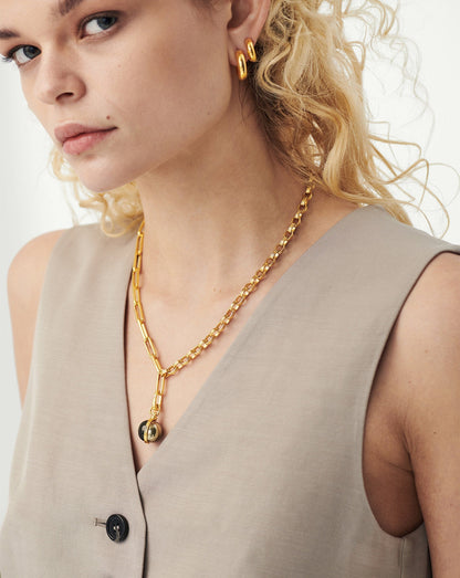 Deconstructed Axiom Sphere Chain Necklace