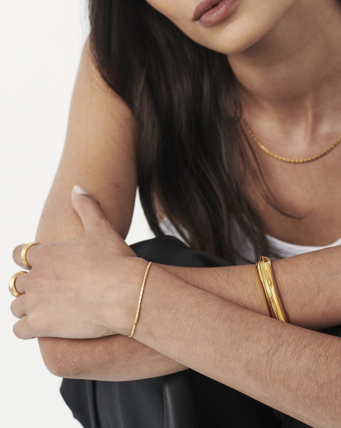 Dotted Snake Chain Bracelet