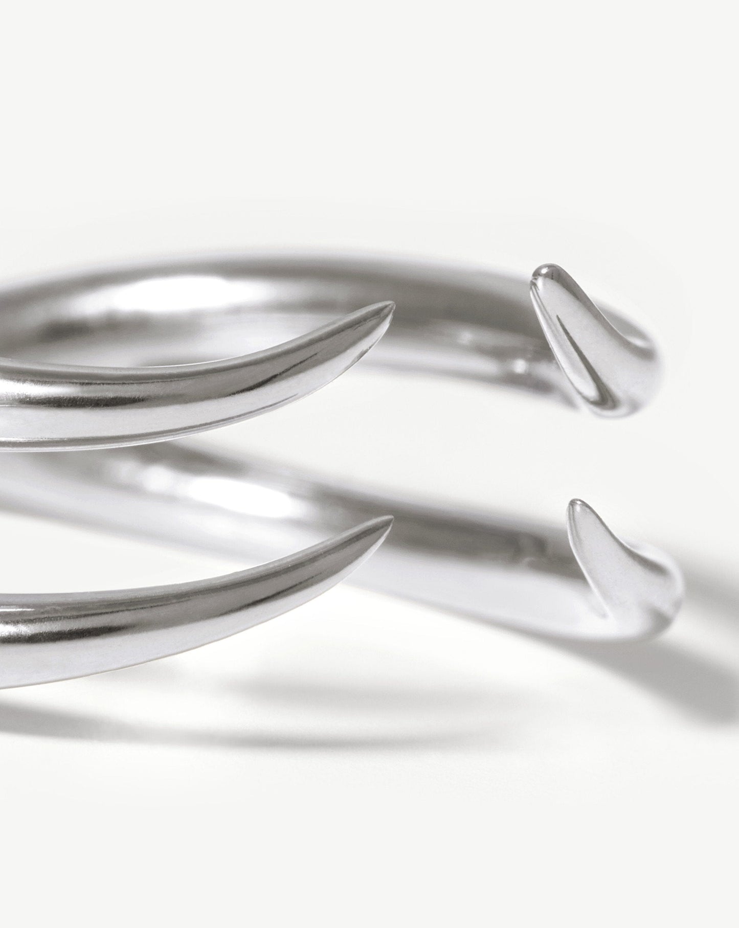 Double Claw Open Ring | Sterling Silver