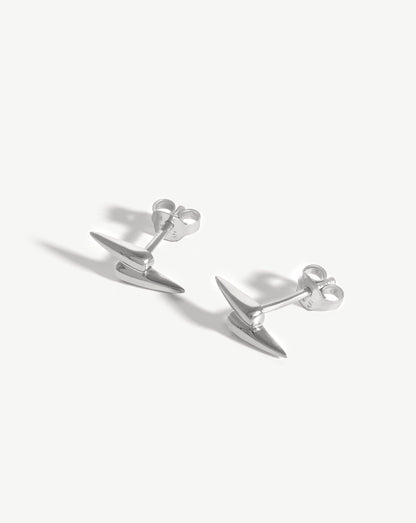 Double Claw Stud Earrings | Sterling Silver