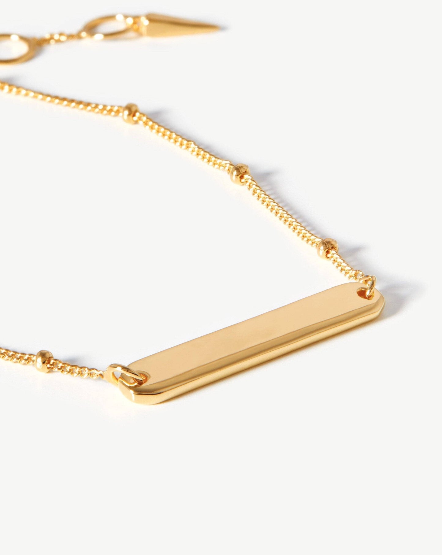 Engravable Bar Bracelet | 18ct Gold Vermeil