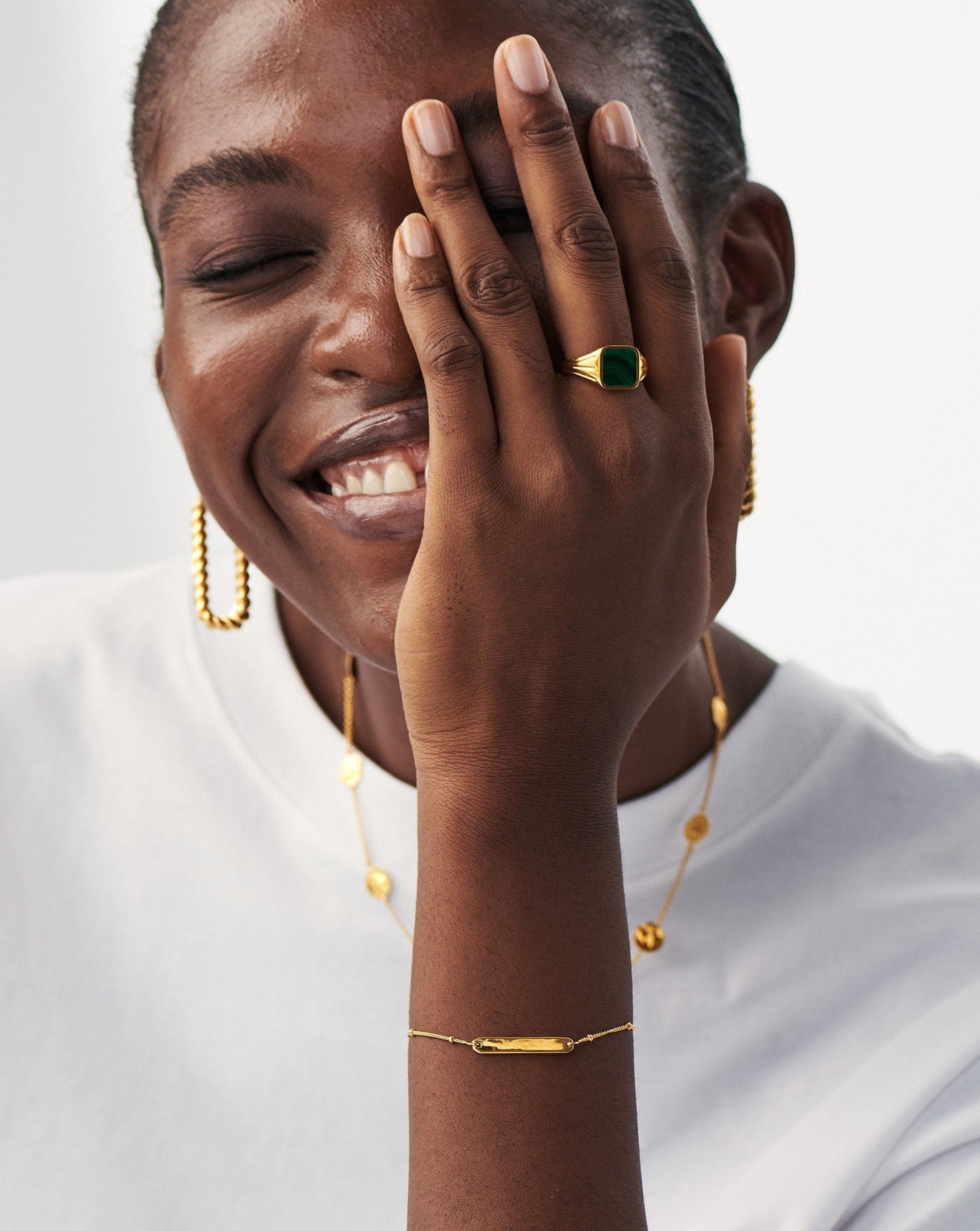 Engravable Bar Bracelet | 18ct Gold Vermeil