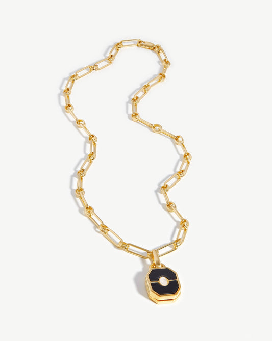 Locket Aegis Chain Necklace