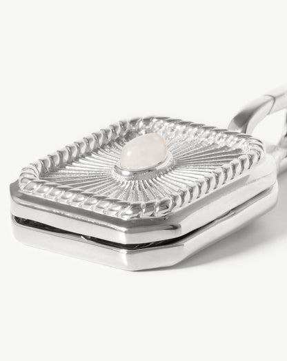 Square Locket Clip-On Pendant