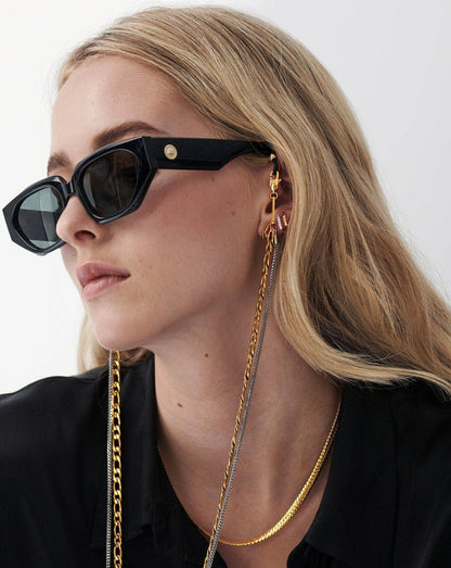 Figaro & Mini Cube Double Eyewear Chain