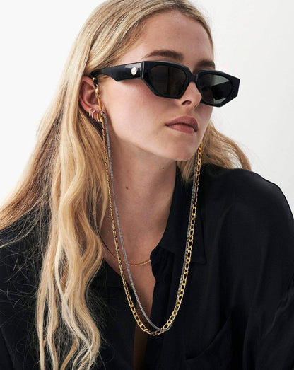 Figaro & Mini Cube Double Eyewear Chain