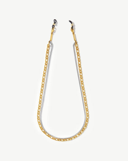 Figaro & Mini Cube Double Eyewear Chain