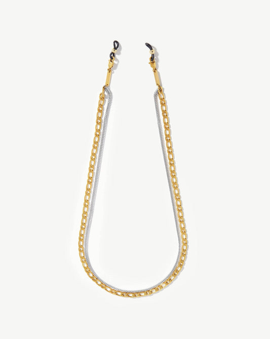 Figaro & Mini Cube Double Eyewear Chain