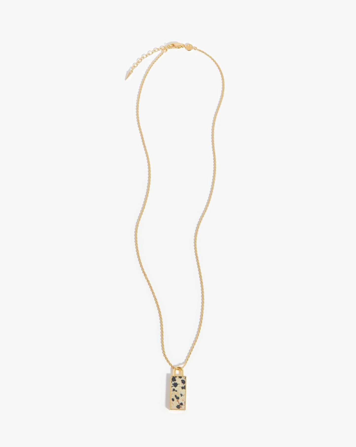 Fused Pendant Rope Necklace