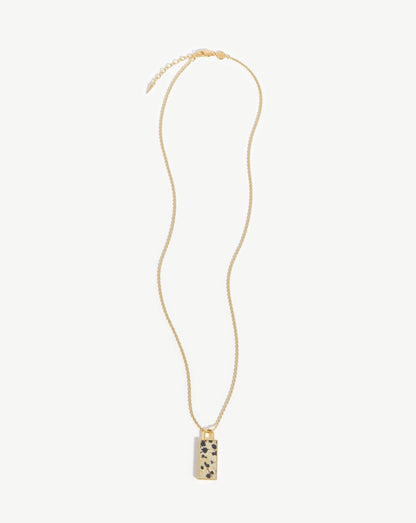 Fused Pendant Rope Necklace