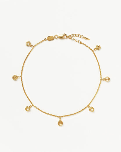 Good Vibes Multi Charm Anklet