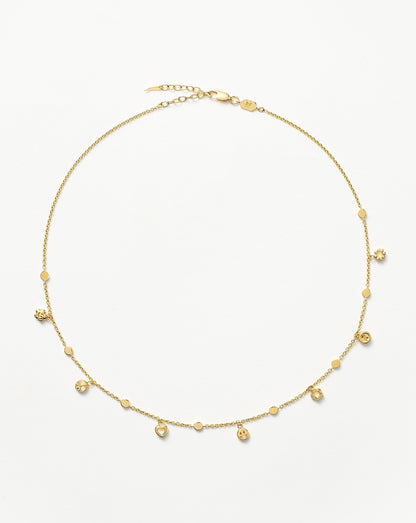 Good Vibes Multi Charm Choker