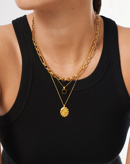 Harris Reed Serpent Pearl Pendant Necklace | 18ct Gold Vermeil/Pearl