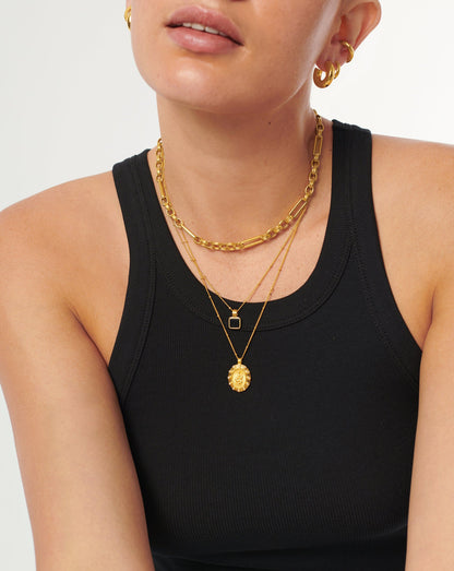 Harris Reed Serpent Pearl Pendant Necklace | 18ct Gold Vermeil/Pearl