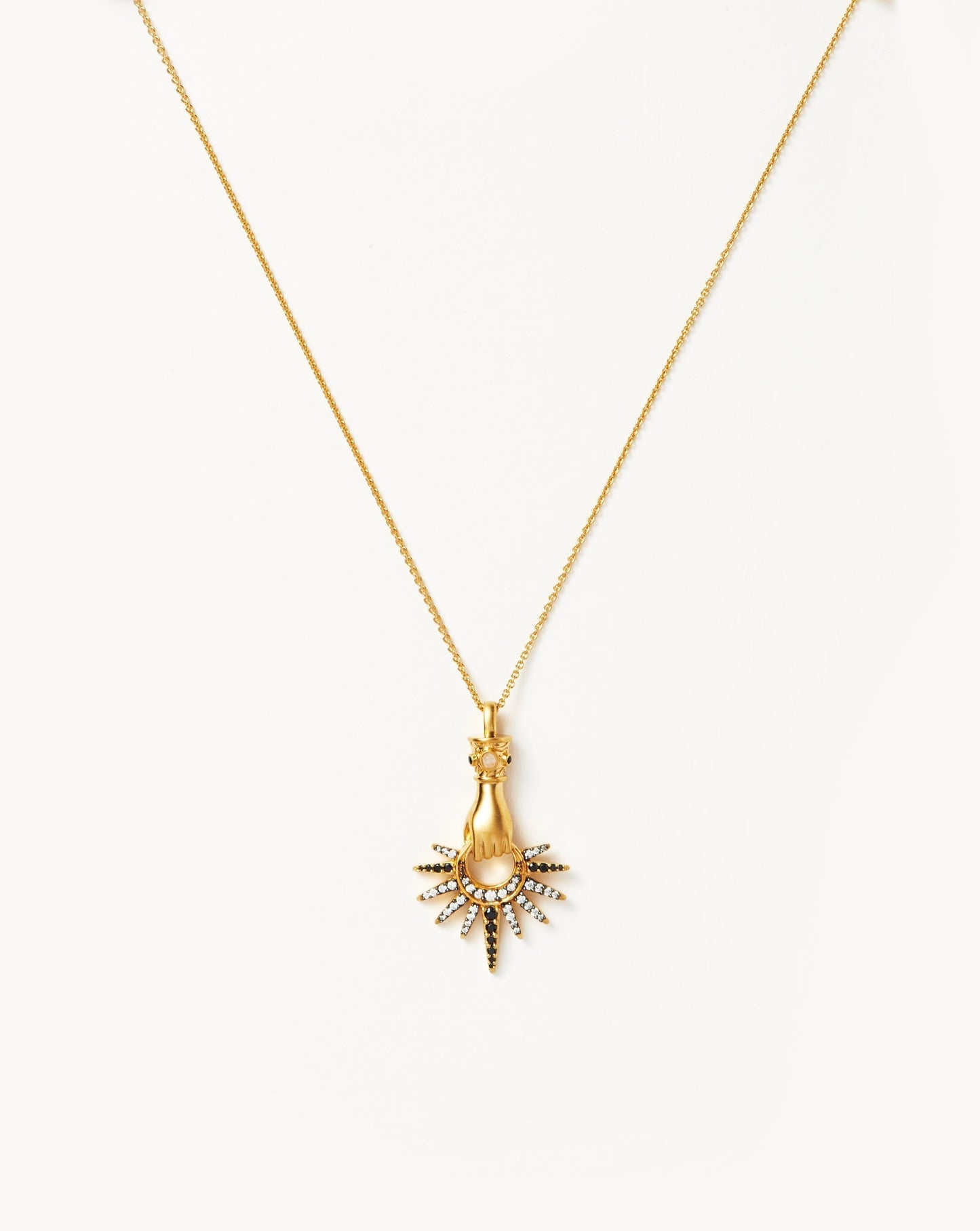 Harris Reed Star Catcher Pendant Necklace | 18ct Gold Vermeil/Pearl