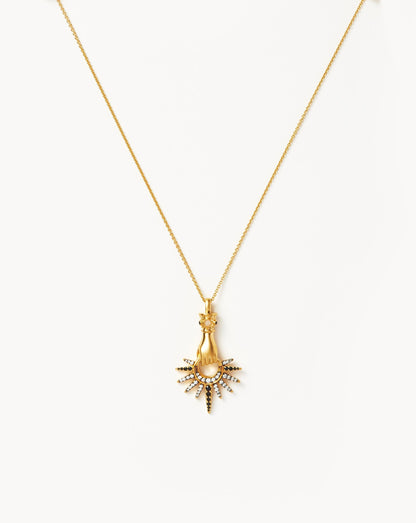 Harris Reed Star Catcher Pendant Necklace | 18ct Gold Vermeil/Pearl