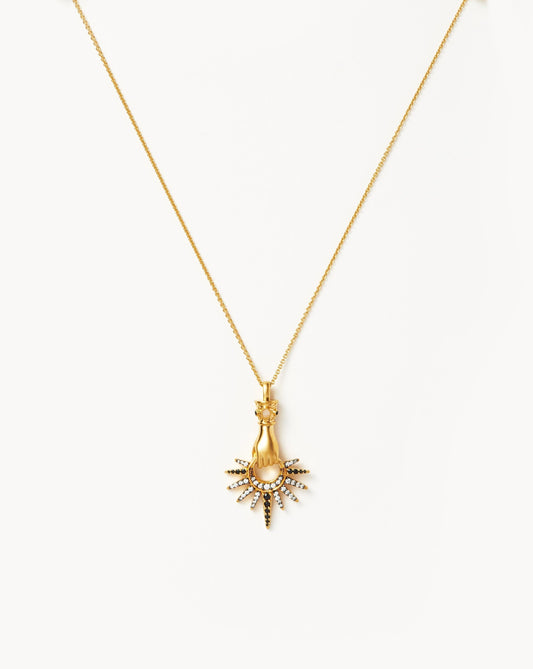 Harris Reed Star Catcher Pendant Necklace | 18ct Gold Vermeil/Pearl