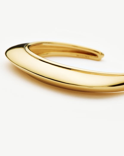 Hera Dome Statement Cuff Bracelet | 18ct Gold Plated
