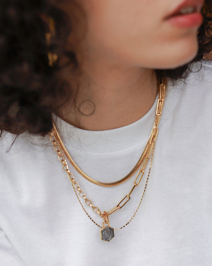 Hex Clip-on Pendant