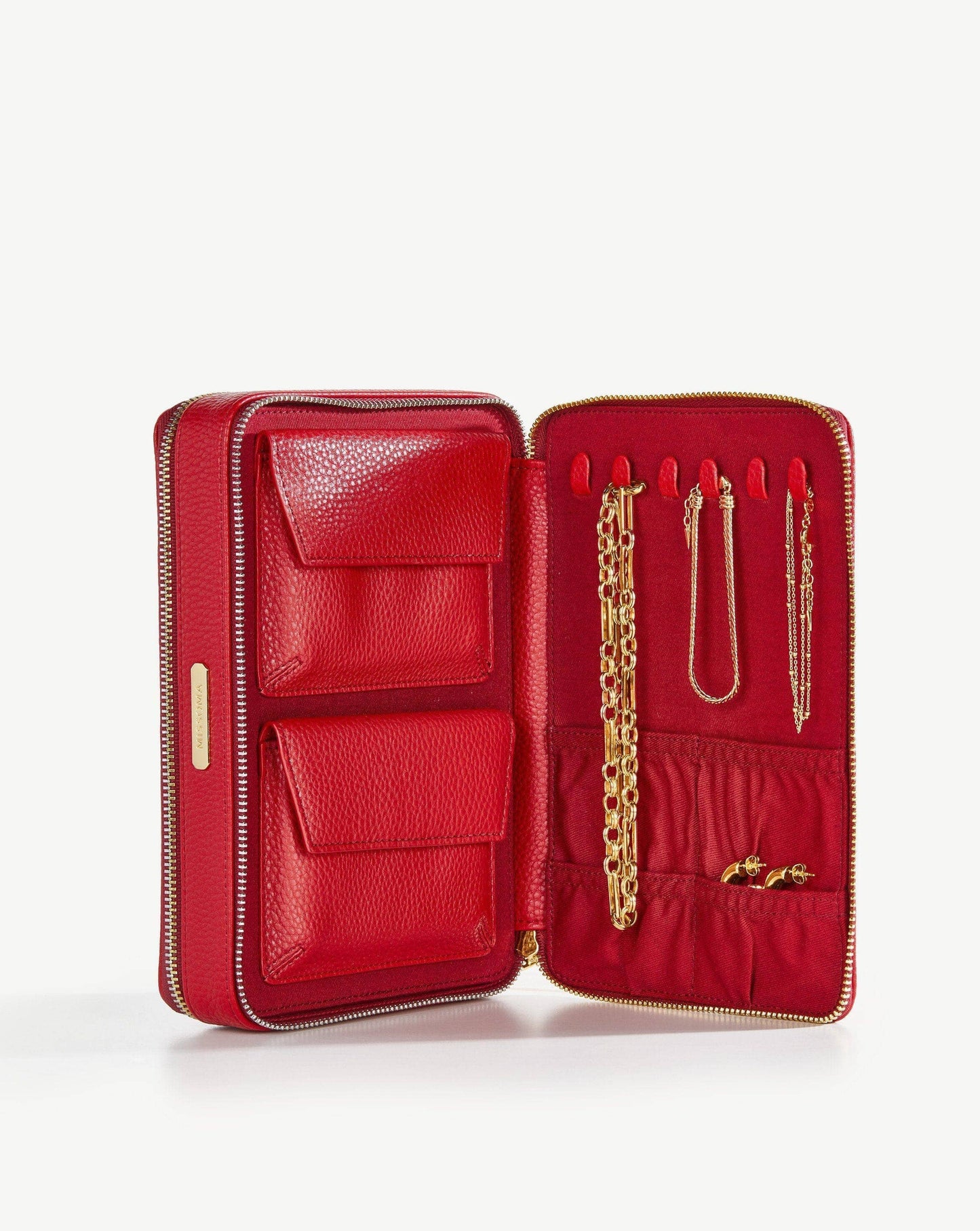 Large Jewellery Case | Berry Red