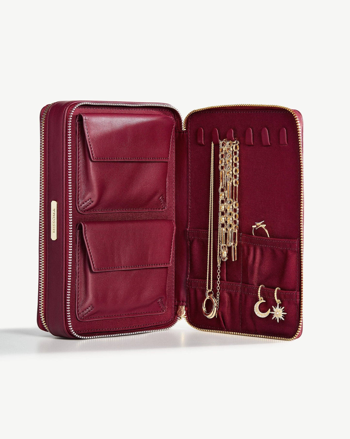 Large Jewellery Case | Burgundy