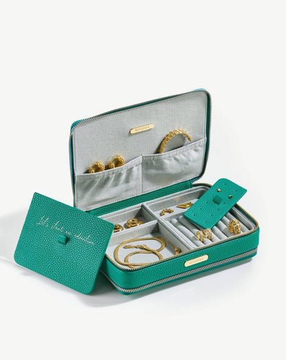 Large Jewellery Case | Emerald Green