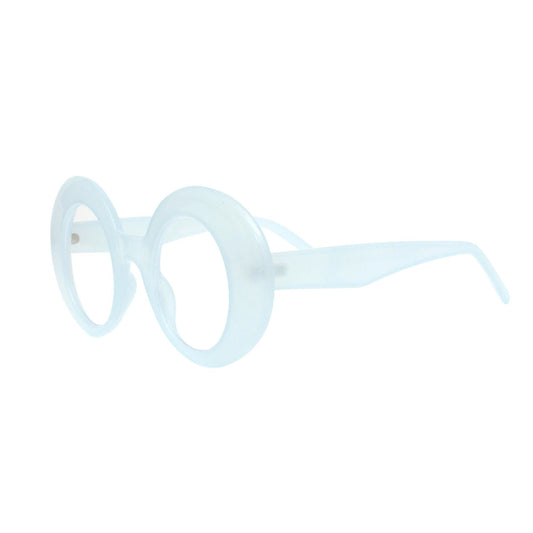 BLB Glasses Blue Round Retro Eyewear for Women