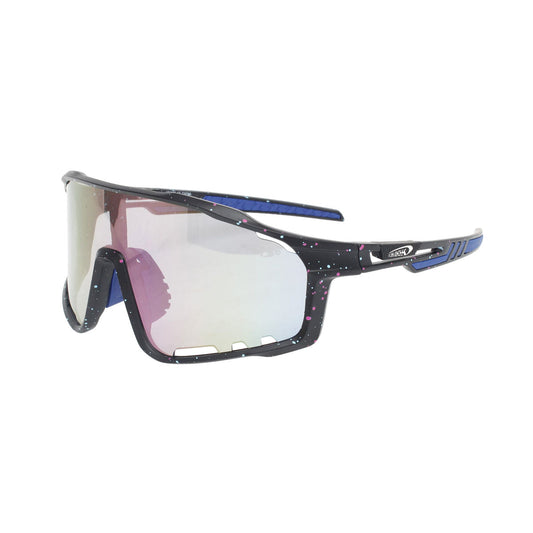Sunglasses Royal Blue Splatter Mirror Eyewear