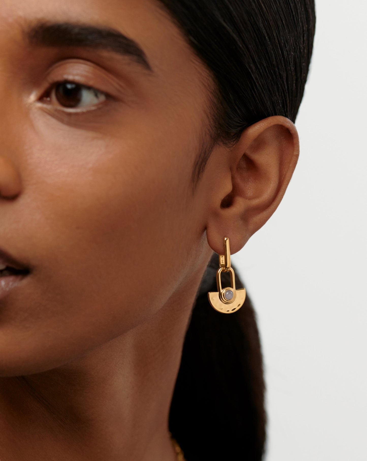 Limited Edition Zenyu Fan Gemstone Drop Earrings