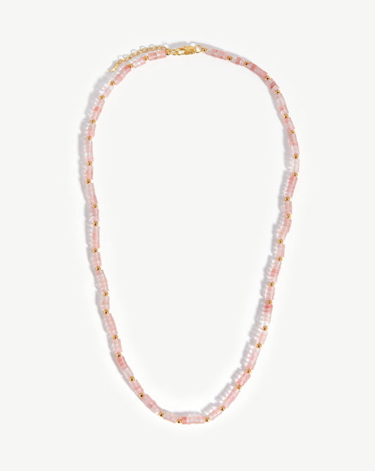 Long Beaded Stack Necklace