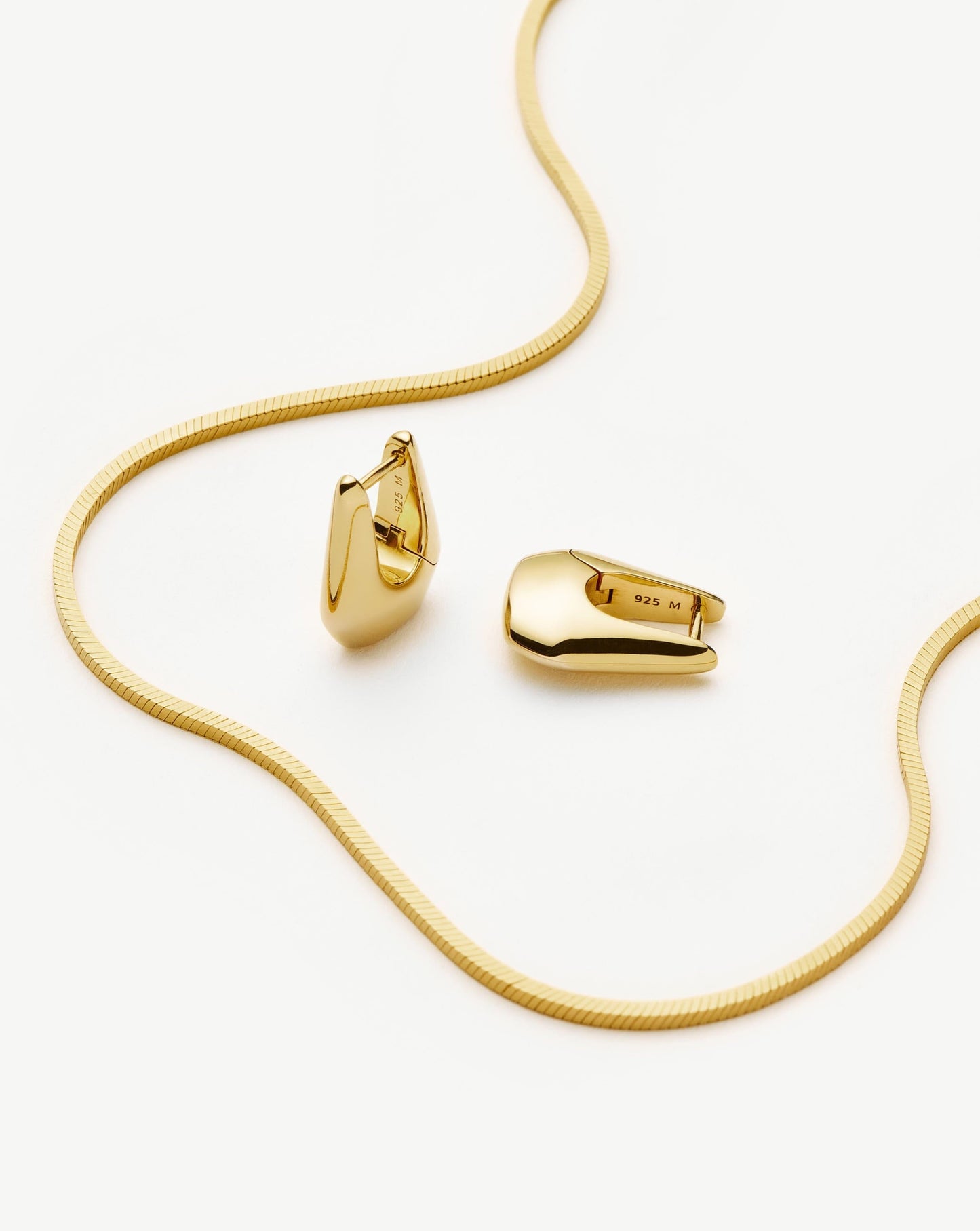 Lucy Williams Arco Earrings & Necklace Set | 18ct Gold Vermeil
