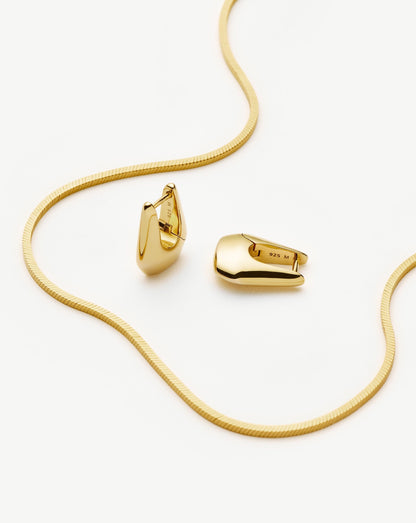 Lucy Williams Arco Earrings & Necklace Set | 18ct Gold Vermeil