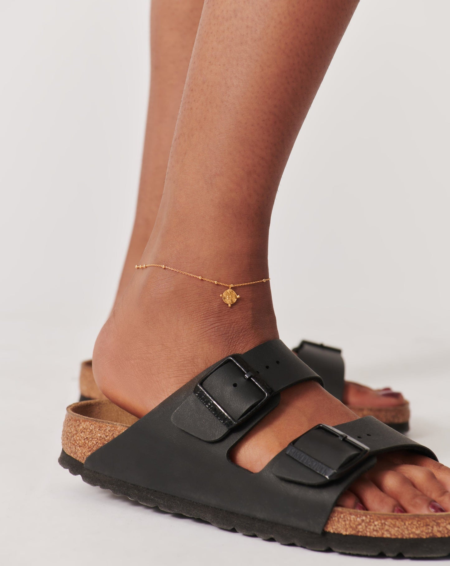 Lucy Williams Beaded Coin Anklet