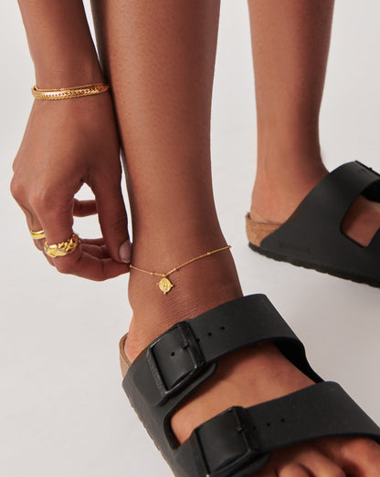 Lucy Williams Beaded Coin Anklet
