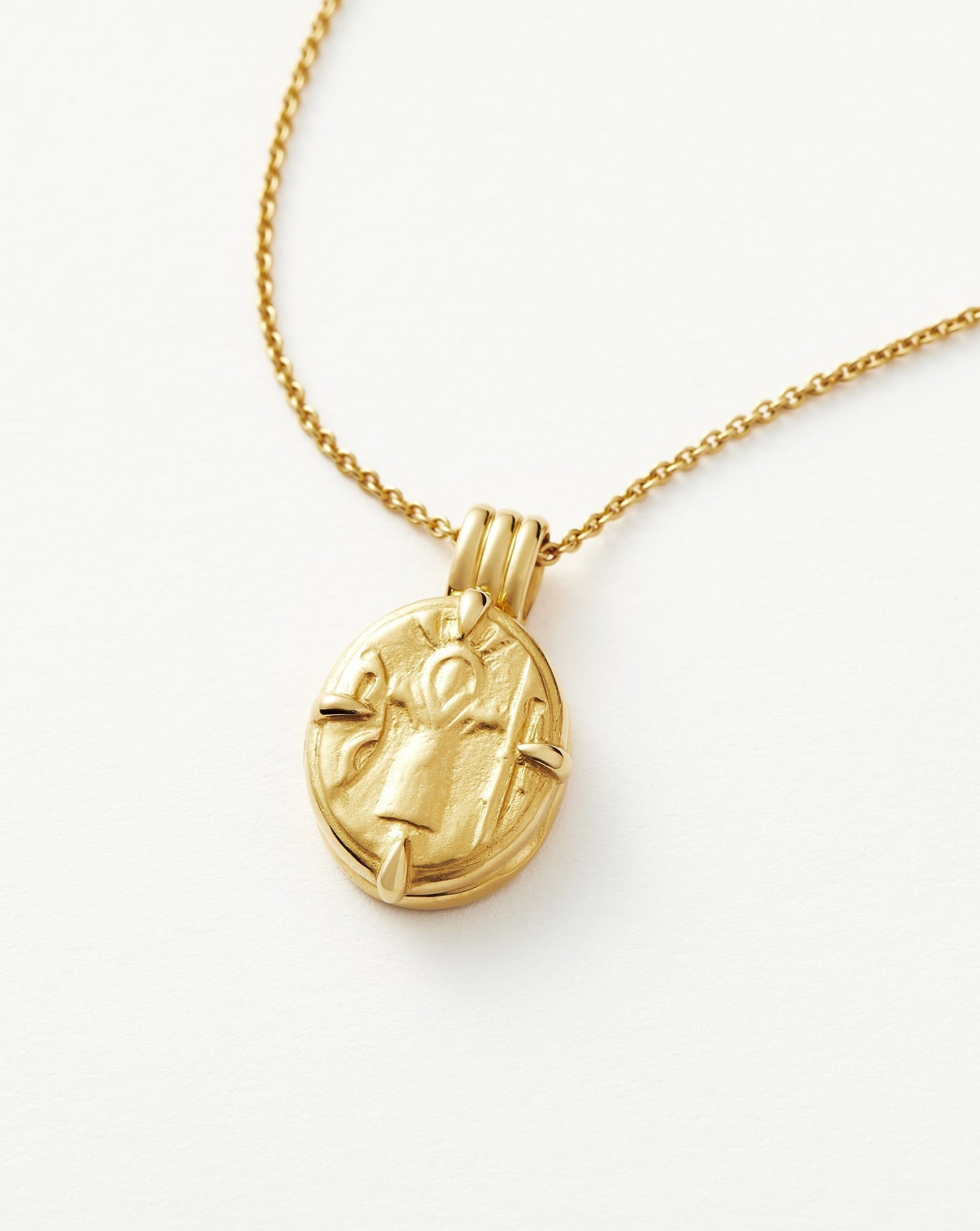 Lucy Williams Roman Coin Locket Necklace | 18ct Gold Vermeil
