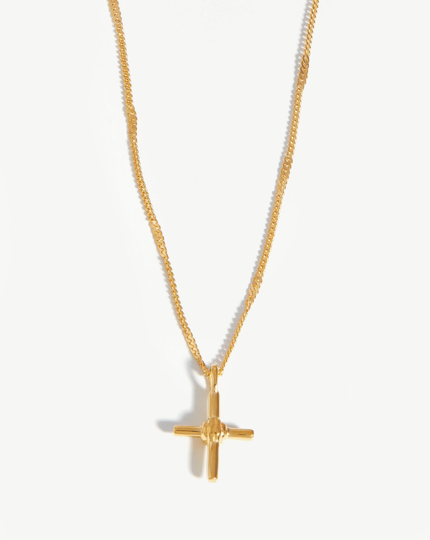 Lucy Williams Ridge Cross Necklace | 18ct Gold Vermeil