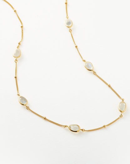 Magma Gemstone Charm Choker | 18ct Recycled Gold Vermeil on Recycled Sterling Silver