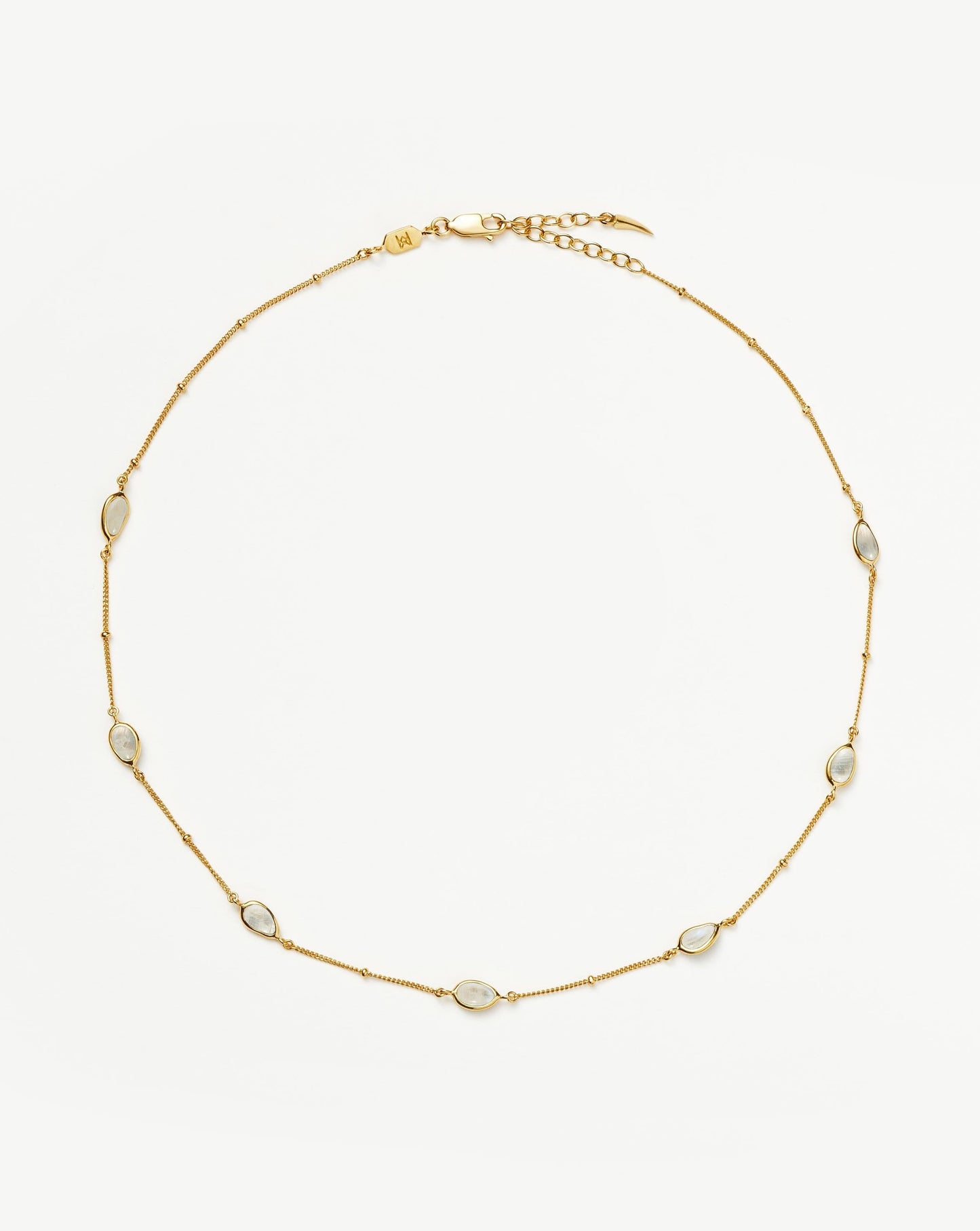 Magma Gemstone Charm Choker | 18ct Recycled Gold Vermeil on Recycled Sterling Silver