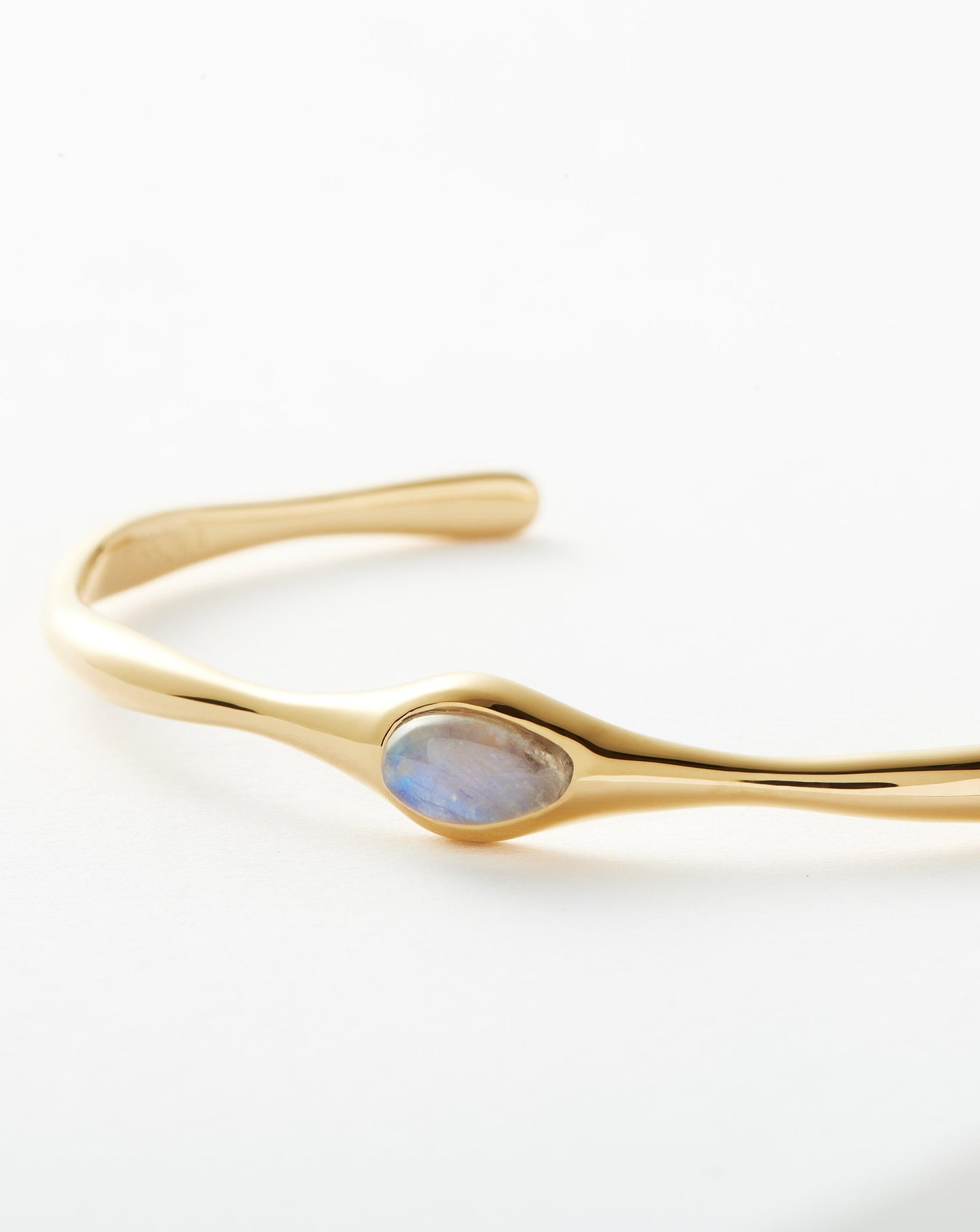 Magma Gemstone Cuff Bracelet | 18ct Recycled Gold Vermeil on Recycled Sterling Silver