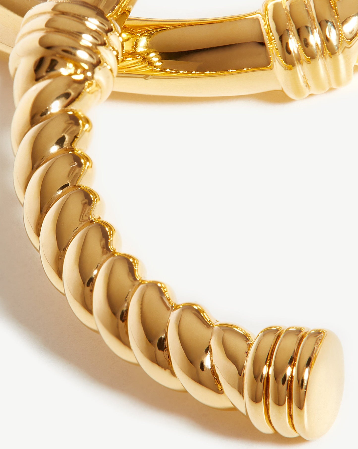 Medium Cord Hoop Earrings