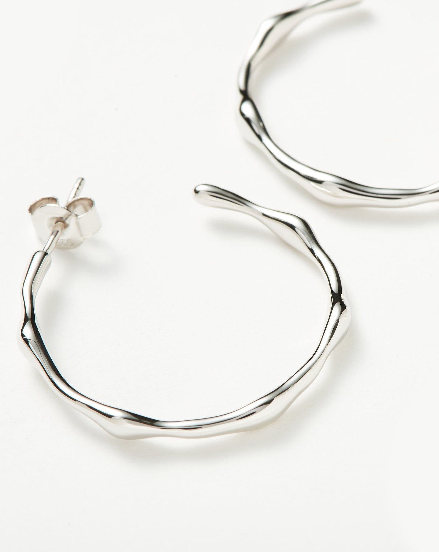 Medium Molten Hoop Earrings