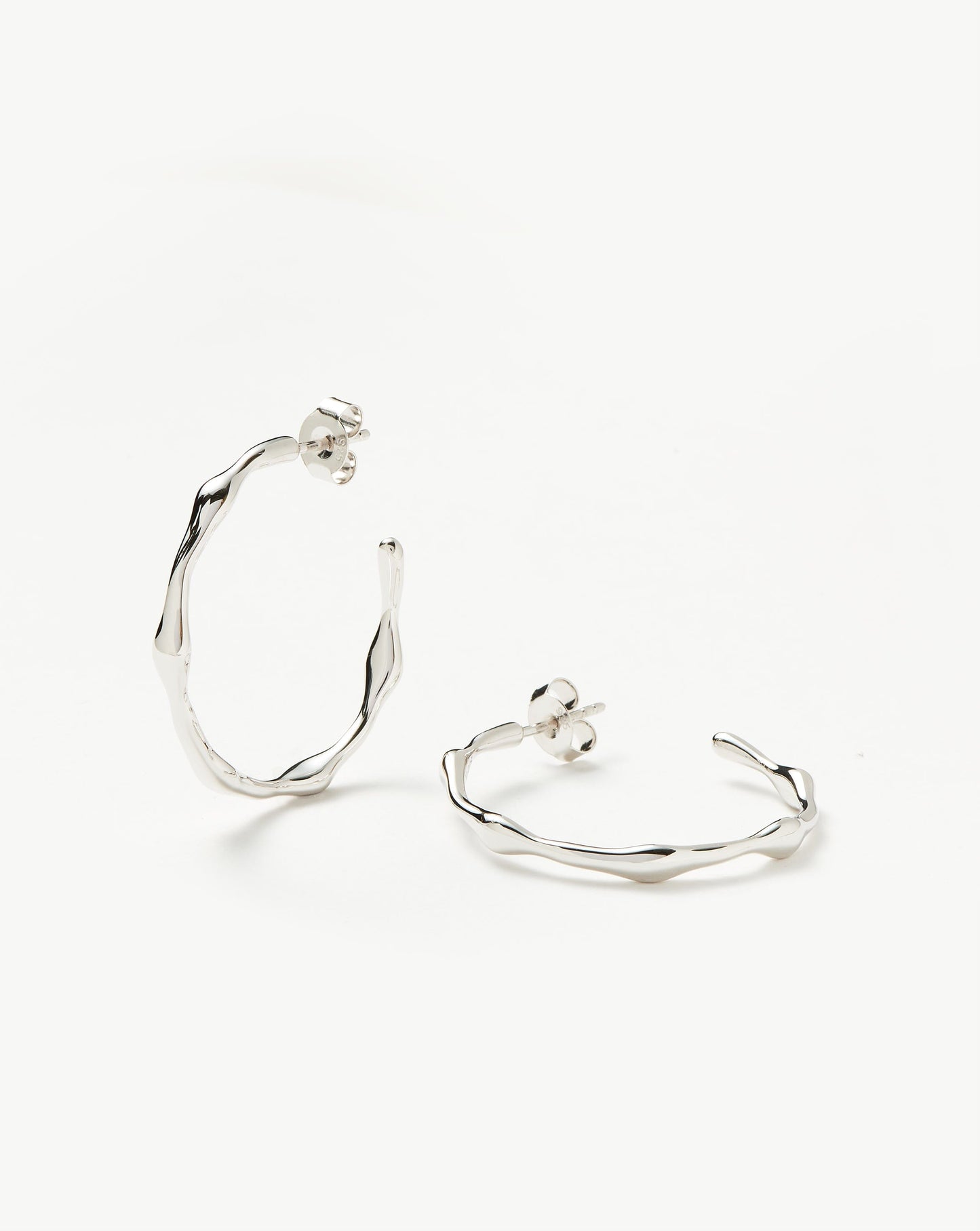 Medium Molten Hoop Earrings