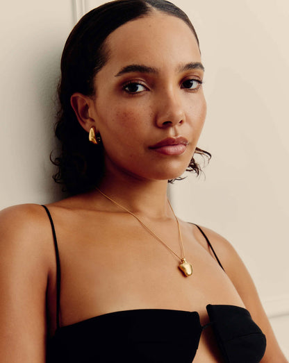 Message in a Bottle Heart Pendant Necklace | 18ct Gold Plated