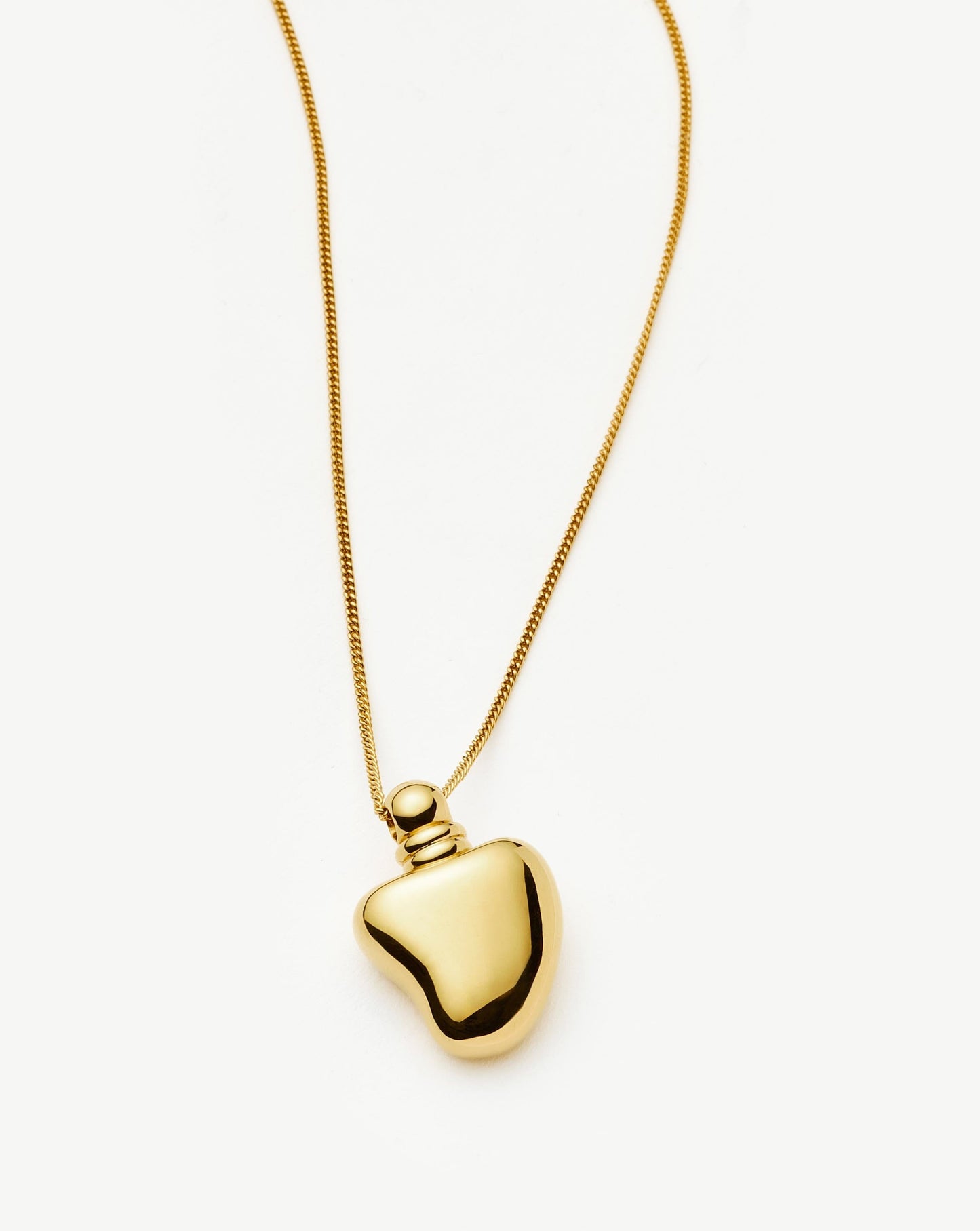 Message in a Bottle Heart Pendant Necklace | 18ct Gold Plated