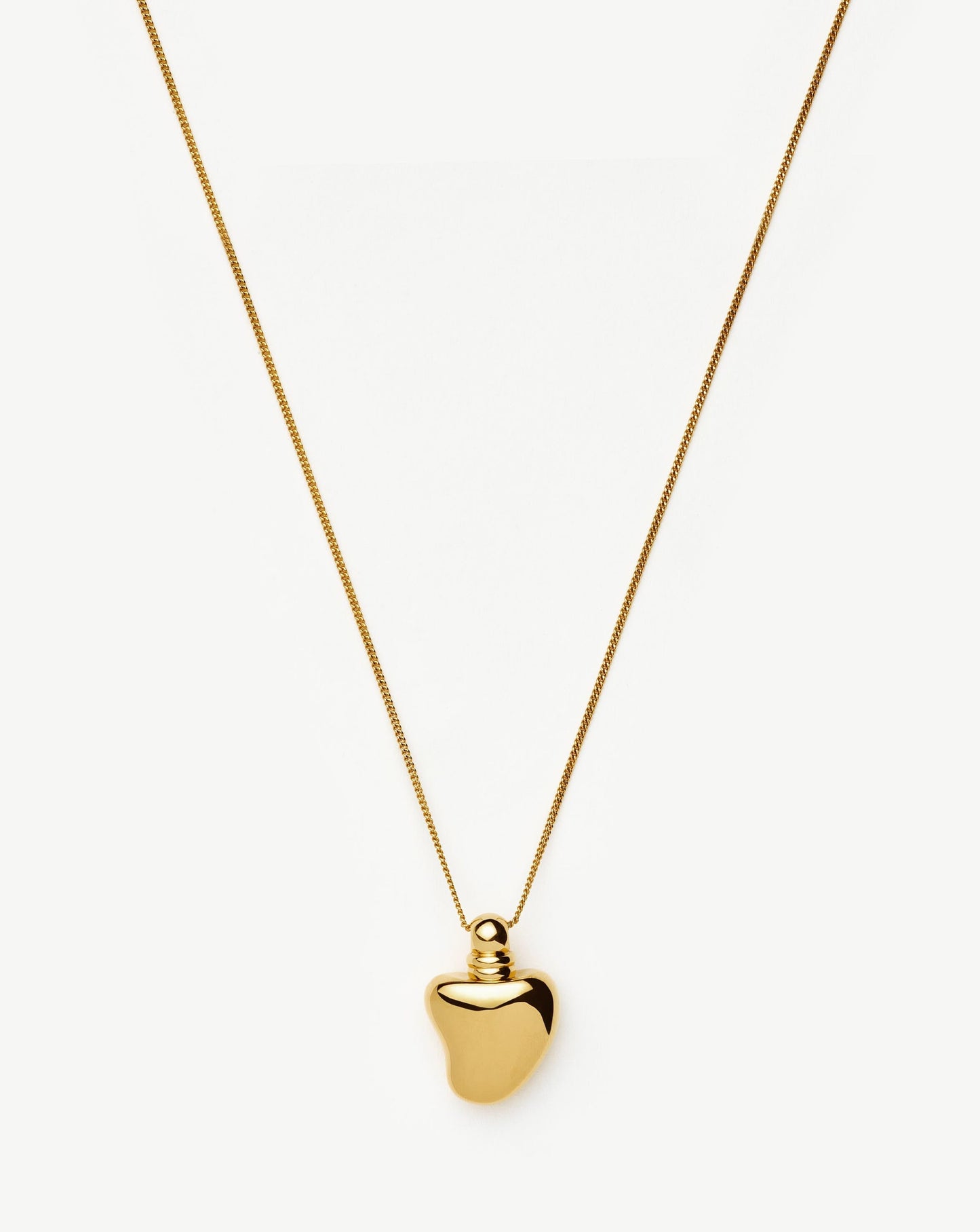 Message in a Bottle Heart Pendant Necklace | 18ct Gold Plated