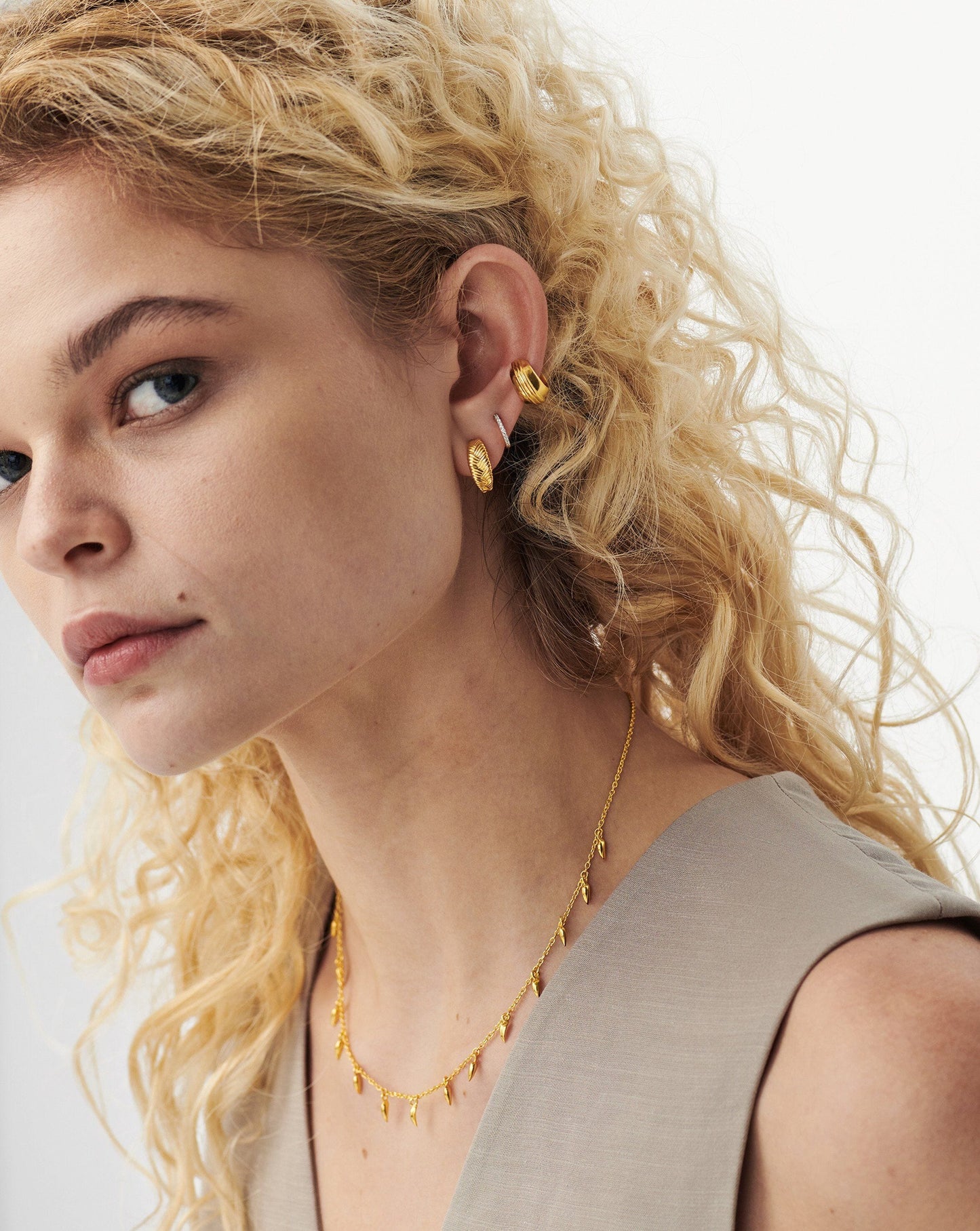 Mini Braid Hoop Earrings