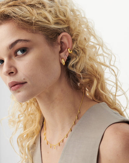 Mini Braid Hoop Earrings