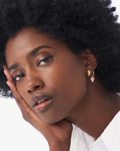 Mini Shield Hoop Earrings