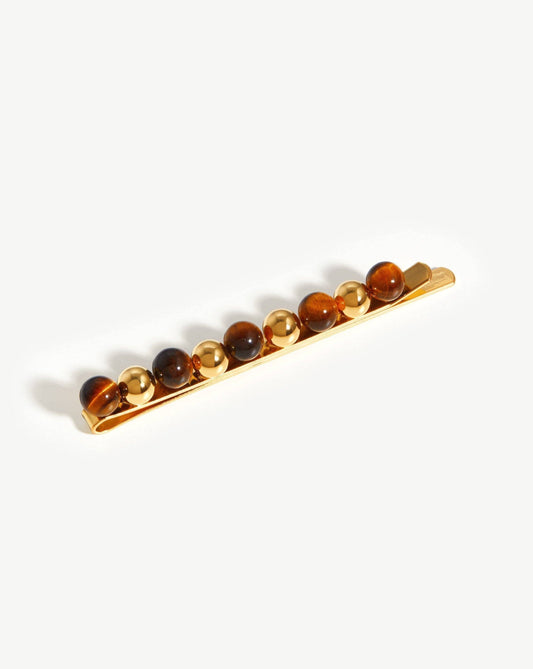 Mini Sphere Beaded Hair Clip